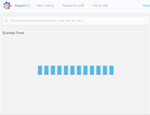 Tablet Screenshot of frozenb2b.com